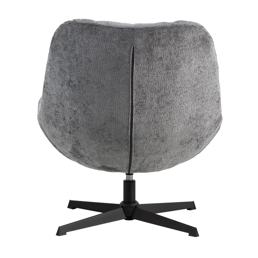 Solaro Fabric Accent Chair in Grey