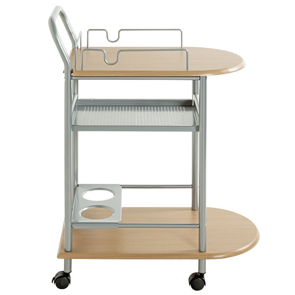 Solna Wooden Drinks Serving Trolley In Beech