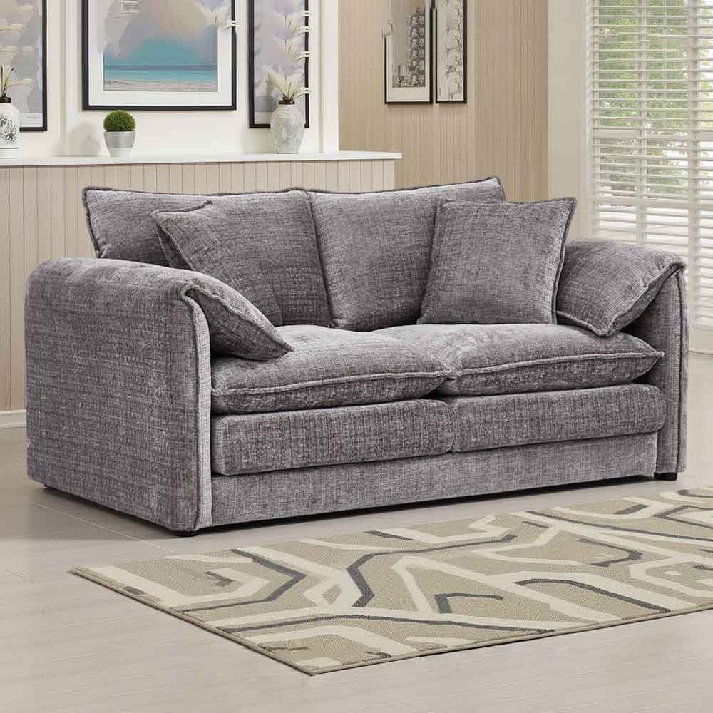 Somera Fabric 2 Seater Sofa in Grey