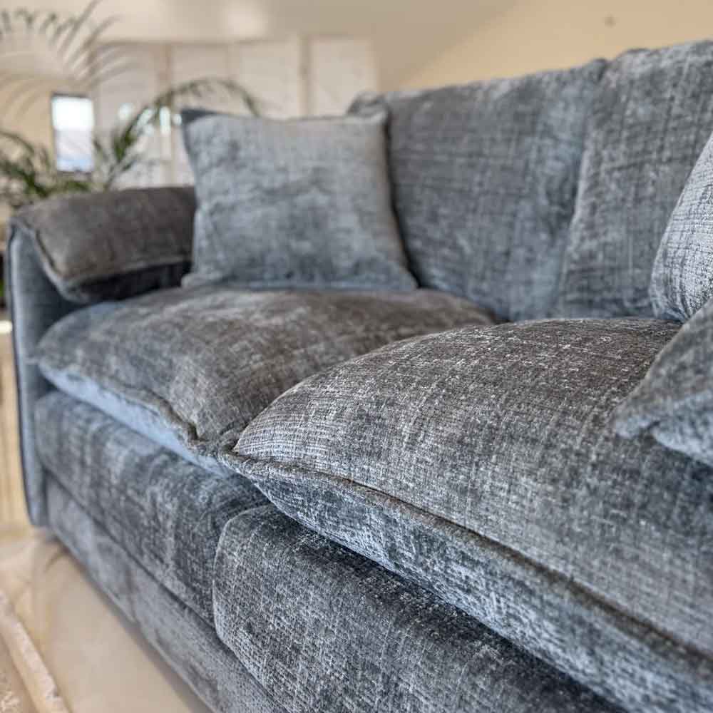 Somera Fabric 2 Seater Sofa in Grey