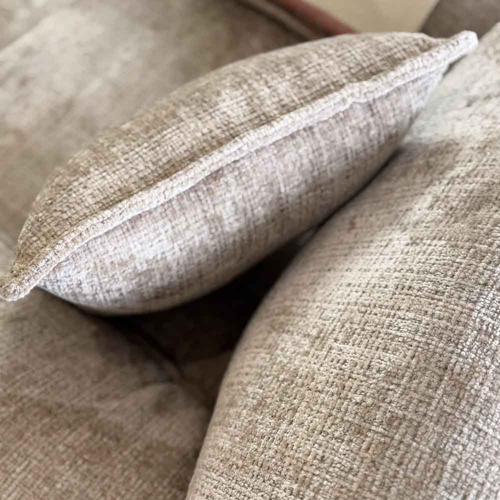 Somera Fabric 3 Seater Sofa in Beige