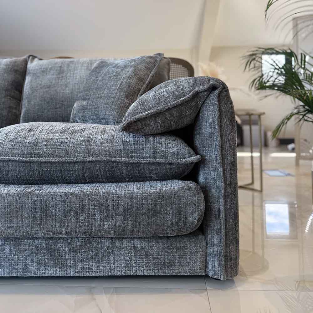 Somera Fabric 3+2 Seater Sofa Set in Grey