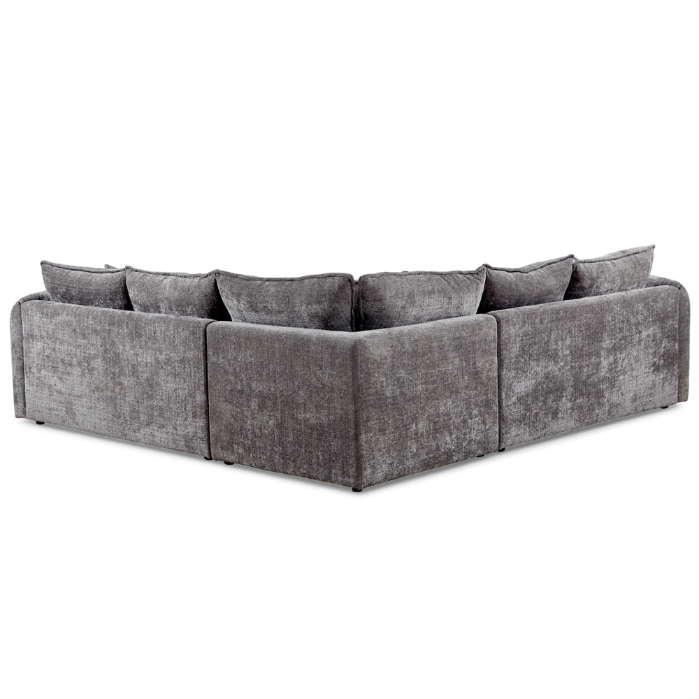 Somera Fabric Corner Sofa in Grey