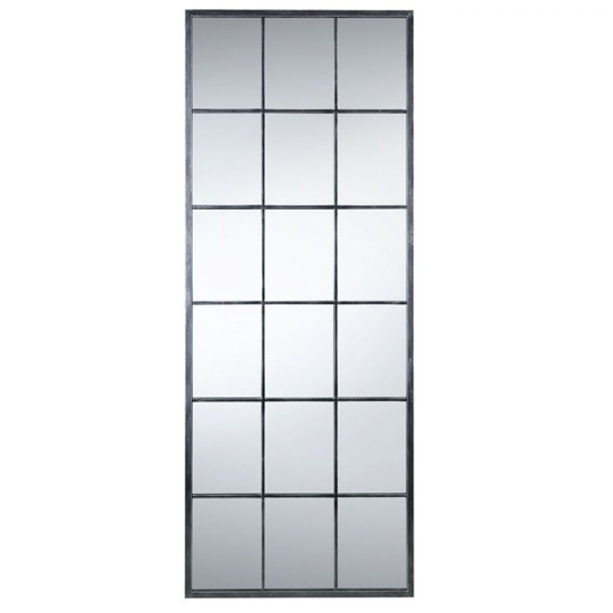 Sabelle Large Window Dressing Mirror In Pewter