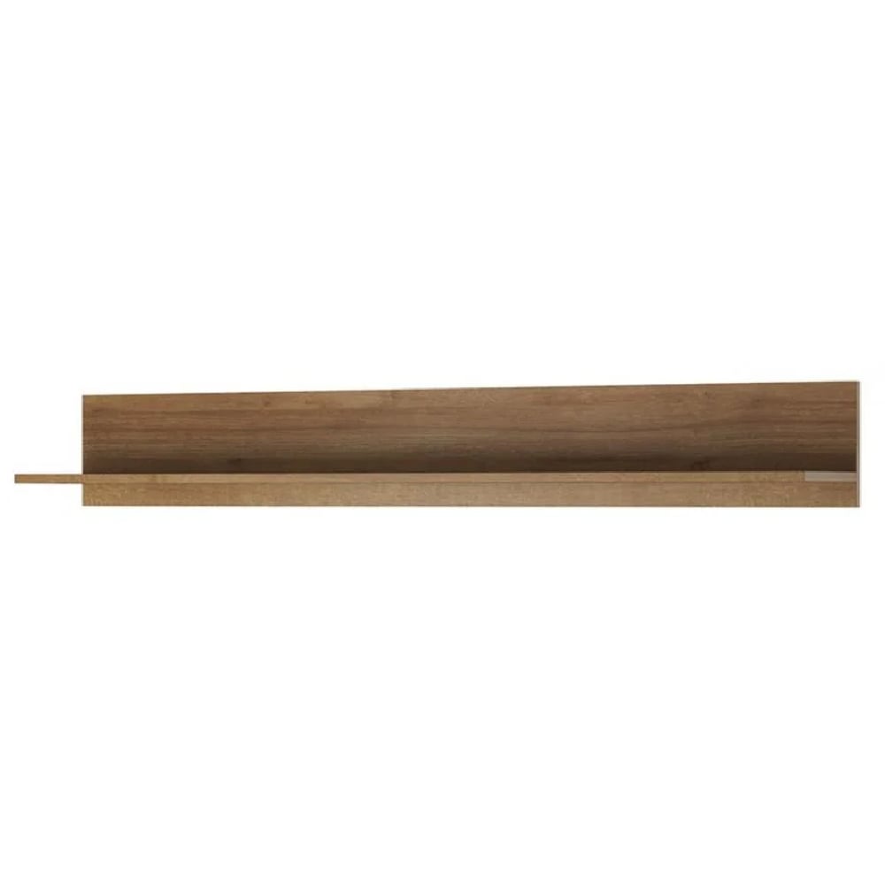 Sonora Wooden TV Stand With Wall Shelf In Riviera Oak