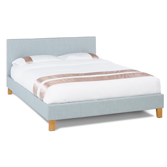 Sophia Ice Fabric Upholstered Small Double Bed