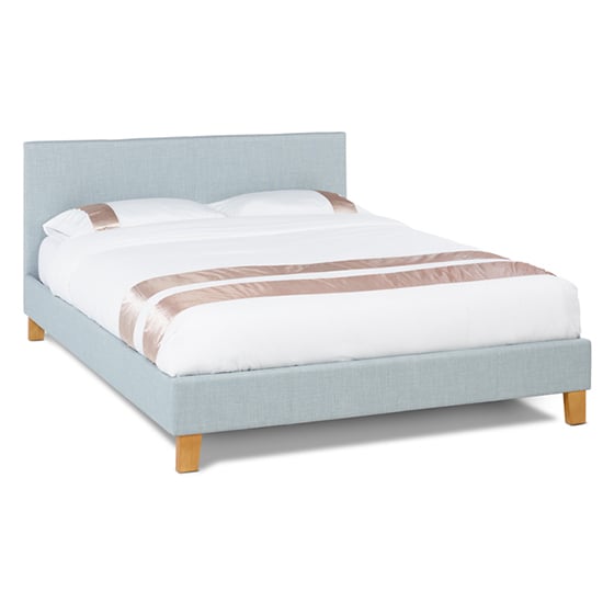 Product photograph of Sophia Ice Fabric Upholstered Small Double Bed from Furniture in Fashion