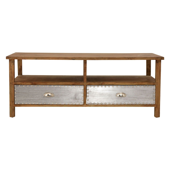 Sophia Wooden Coffee Table With 2 Drawers In Natural