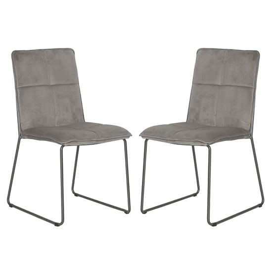 Sorani Mink Velvet Dining Chairs With Metal Legs In Pair_1