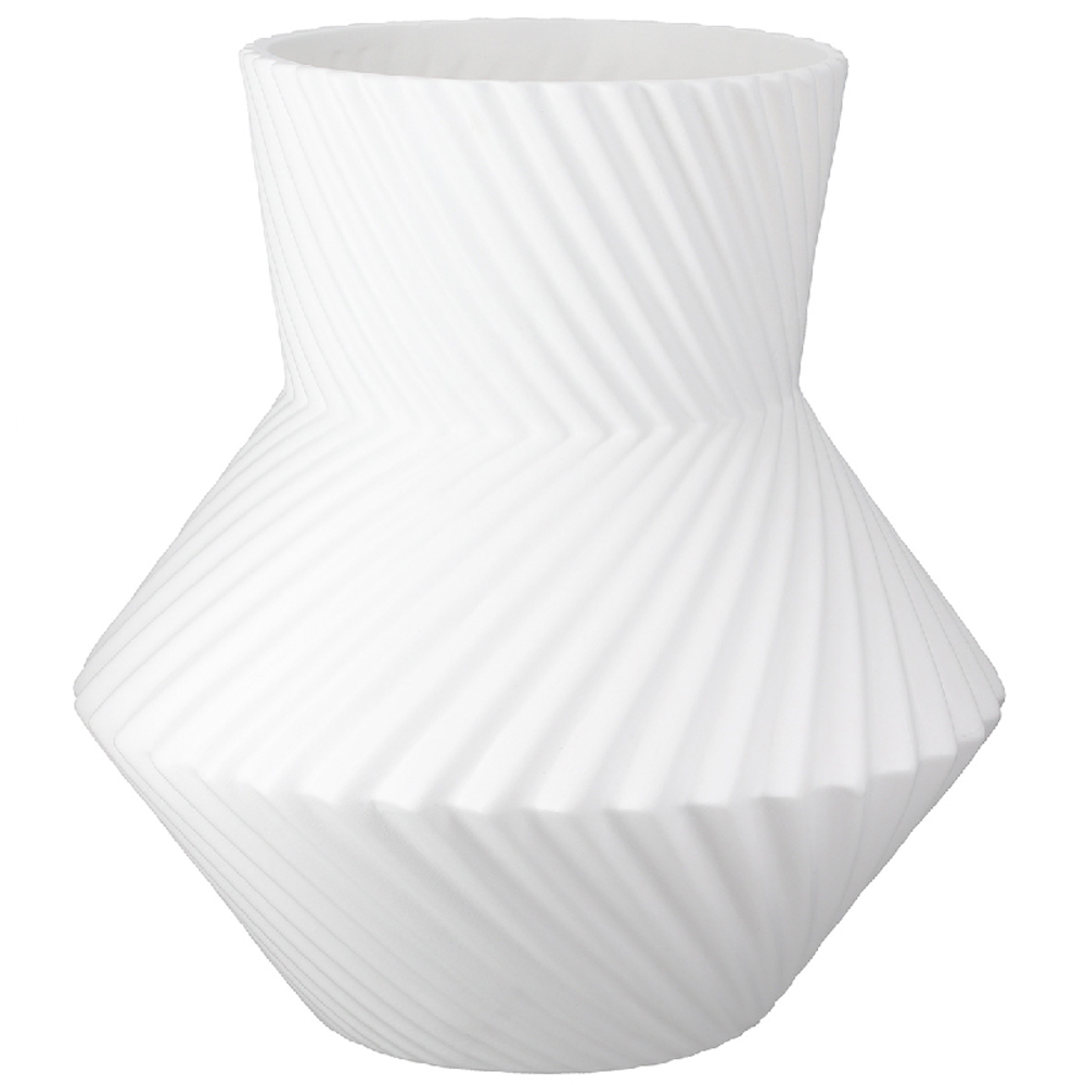 Sorelli Large Ceramic Round Set of 2 Vase In Black And White