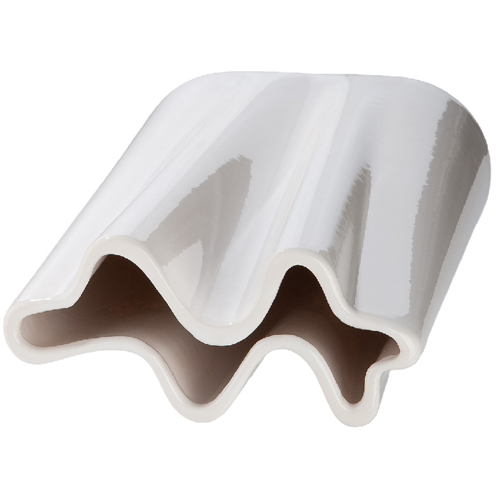 Sorelli Large Ceramics Flower Vase In White