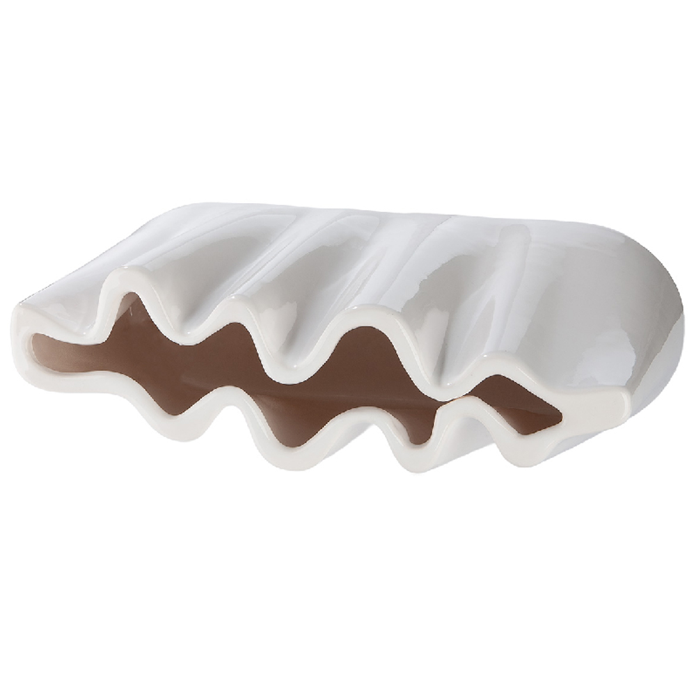 Sorelli Small Ceramics Flower Vase In White