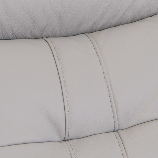 Sotra Fabric Electric Recliner 2 Seater Sofa In Light Grey_2
