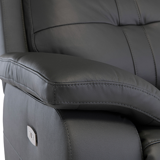 Sotra Faux Leather Electric Recliner 3 Seater Sofa In Charcoal_6
