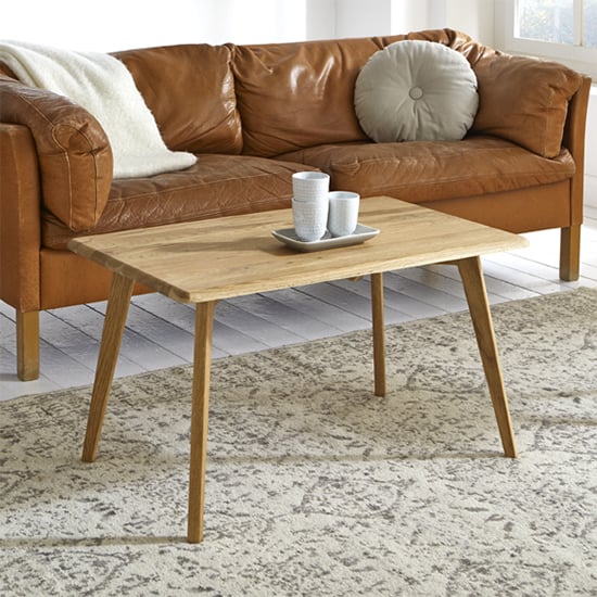 Read more about Southampton rectangular wooden coffee table in oak