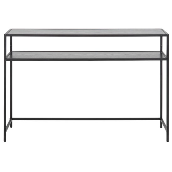 Sparks Wooden 1 Shelf Console Table In Ash Black_3
