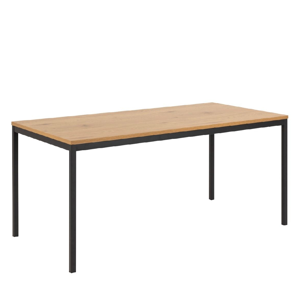 Read more about Sparks wooden dining table rectangular in oak and black