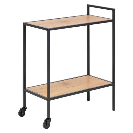 Read more about Sparks wooden serving trolley in matt wild oak