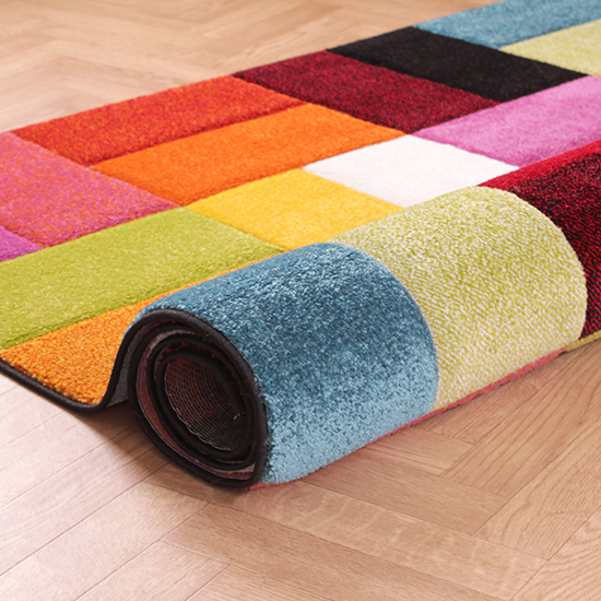 Spectra Carved 66x230cm Largo Rug In Multi-Colour