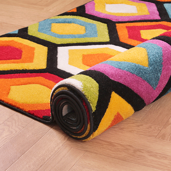 Spectra Carved 66x230cm Marco Rug In Multi-Colour