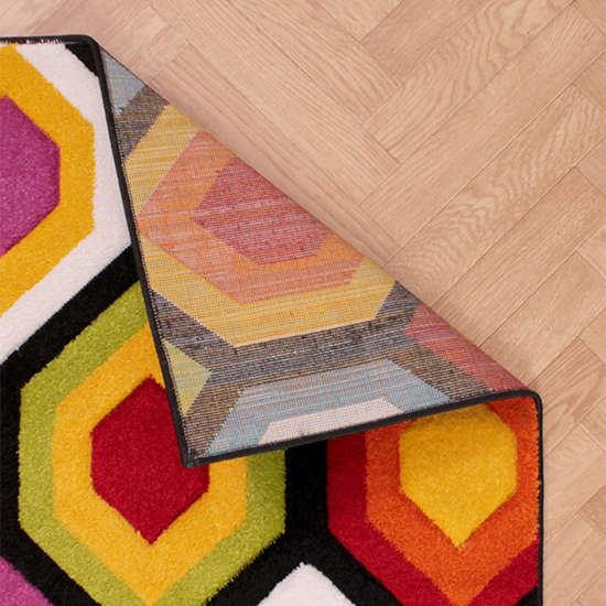 Spectra Carved 66x230cm Marco Rug In Multi-Colour