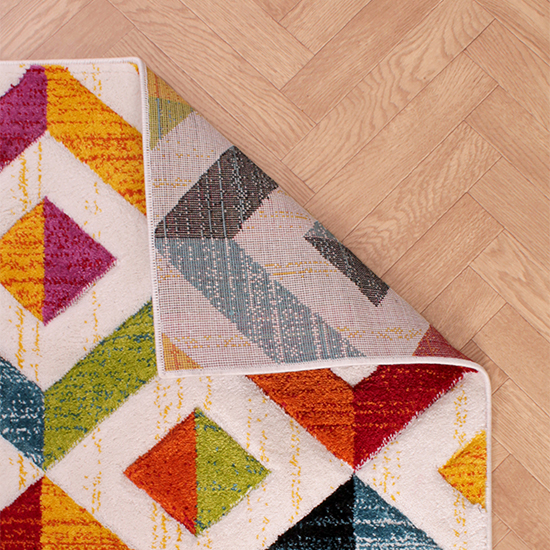 Spectra Carved 66x230cm Sarasota Rug In Multi-Colour