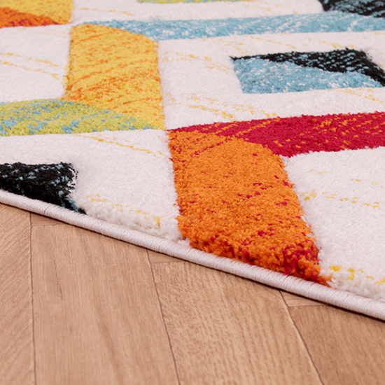 Spectra Carved 66x230cm Sarasota Rug In Multi-Colour