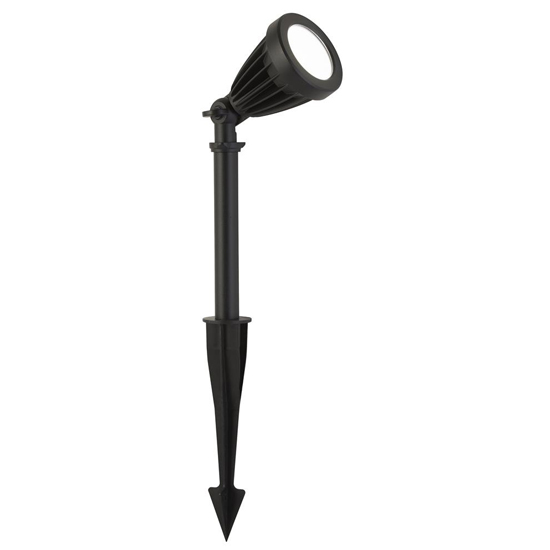 Photo of Spikey outdoor die cast aluminium spike in black