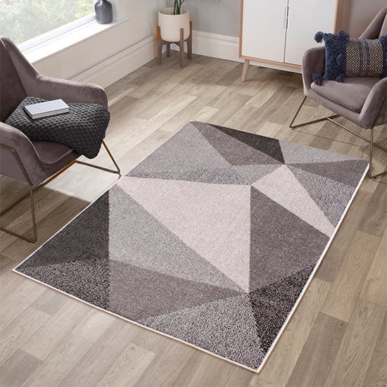 Read more about Spirit 120x170cm kite design rug in silver