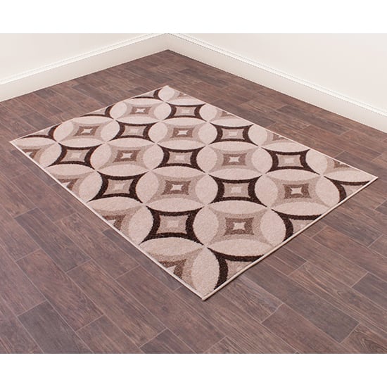Photo of Spirit 160x230cm star design rug in natural