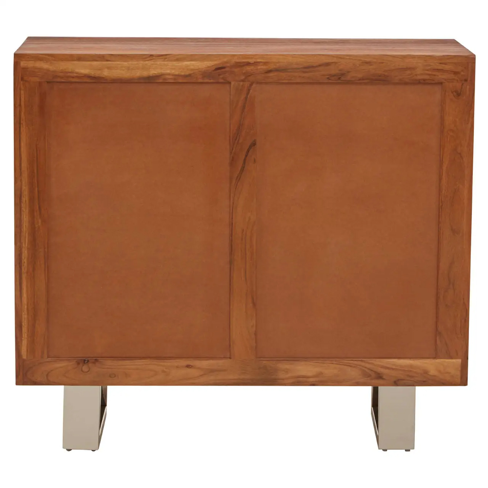 Spooner Wooden Sideboard With 1 Door 3 Drawers In Brown