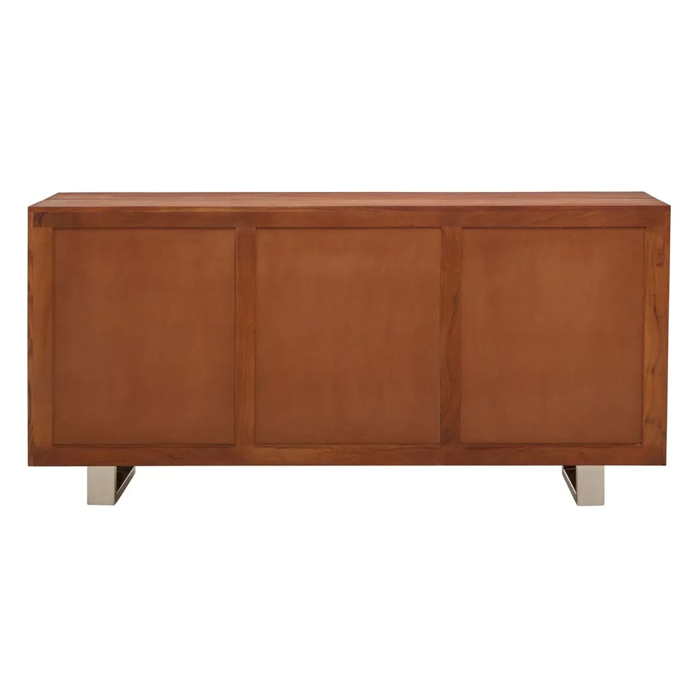 Spooner Wooden Sideboard With 2 Doors 3 Drawers In Brown