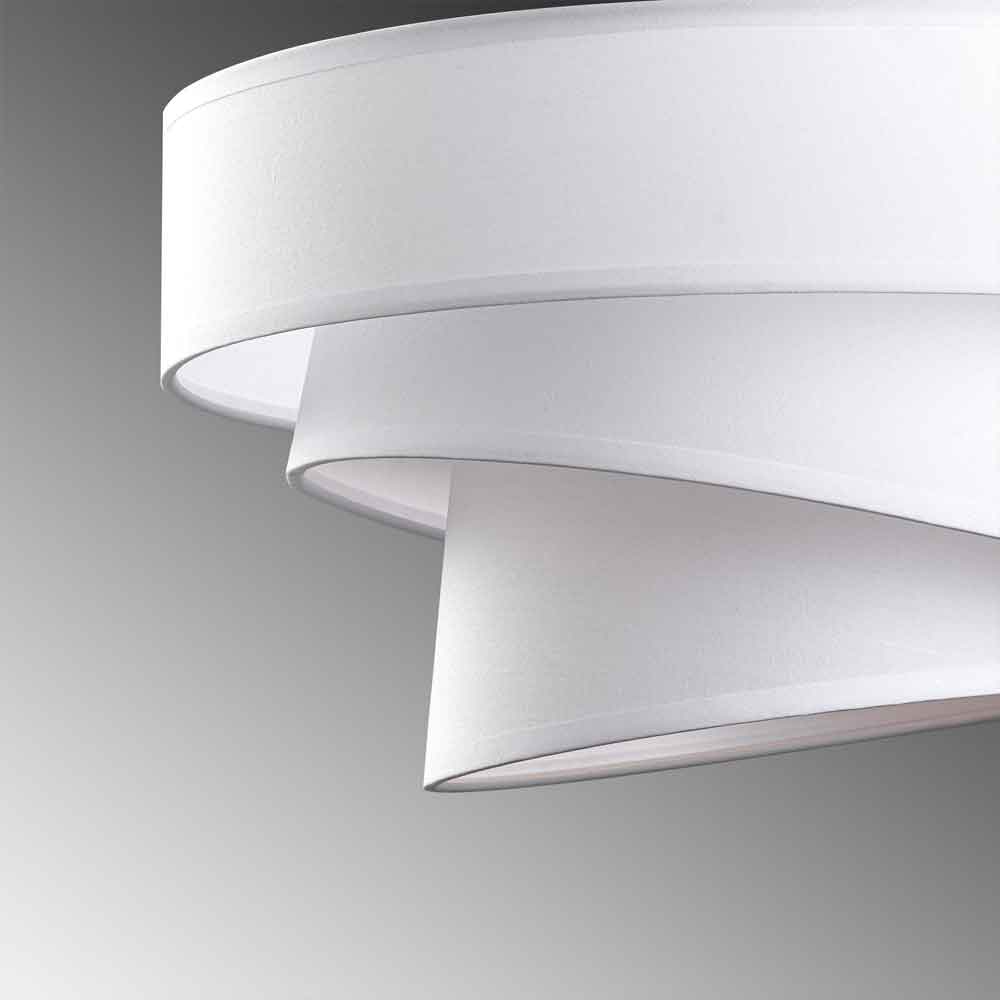 Stage Large Loop Metal Ceiling Pendant Light in White