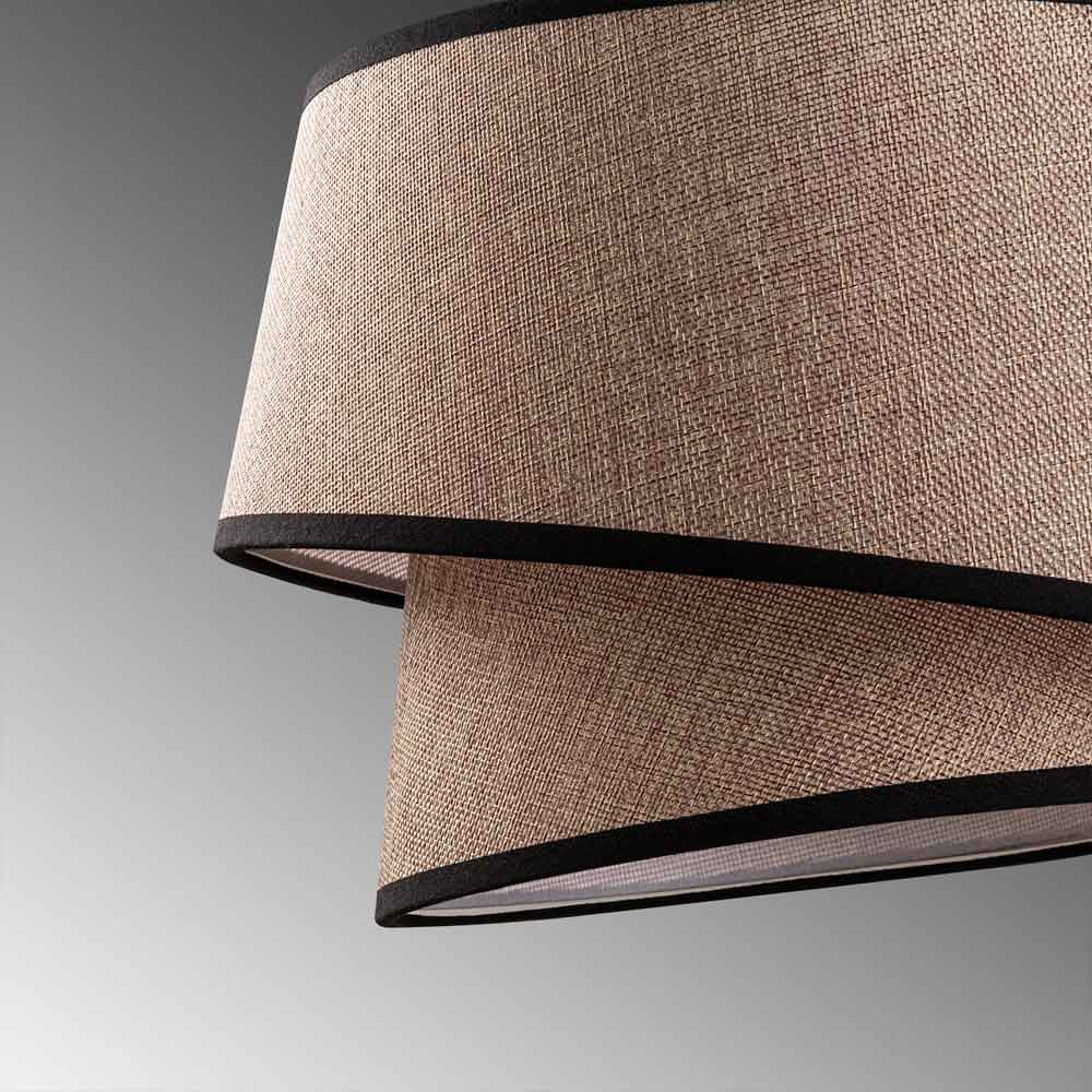Stage Small Loop Metal Ceiling Pendant Light in Light Brown
