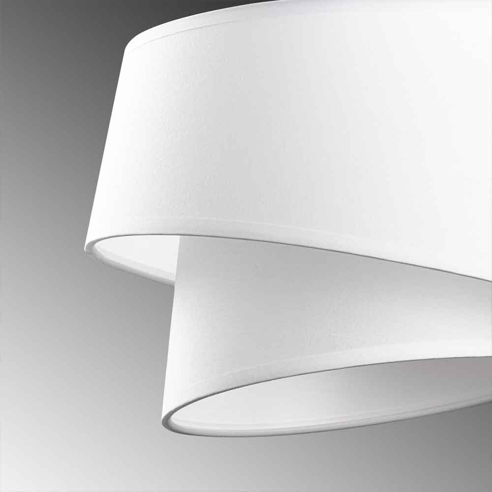 Stage Small Loop Metal Ceiling Pendant Light in White
