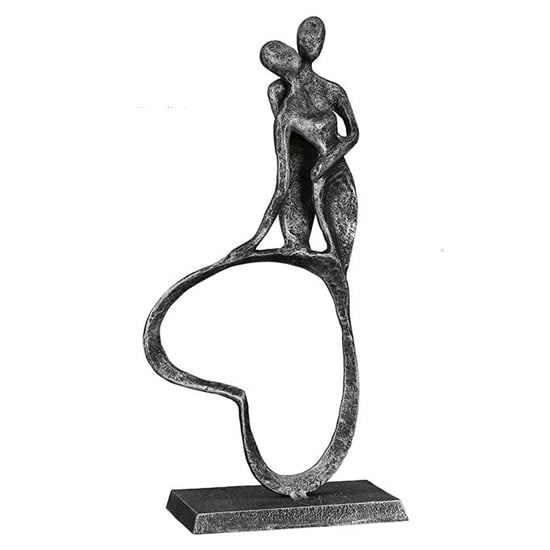 Read more about Stand by me iron design sculpture in antique anthracite