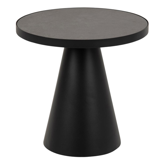 Photo of Stanford small ceramic top coffee table in fairbanks black