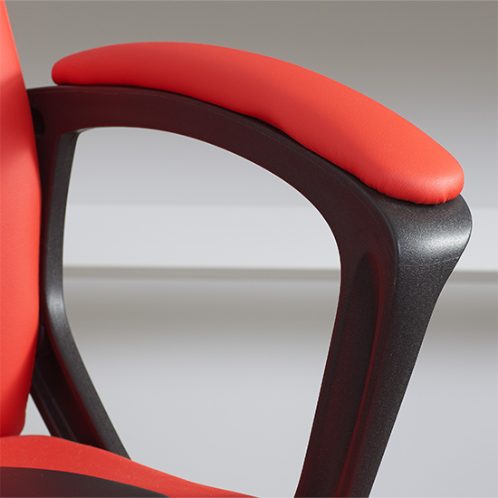 Star Wars Faux Leather Childrens Gaming Chair In Red_6