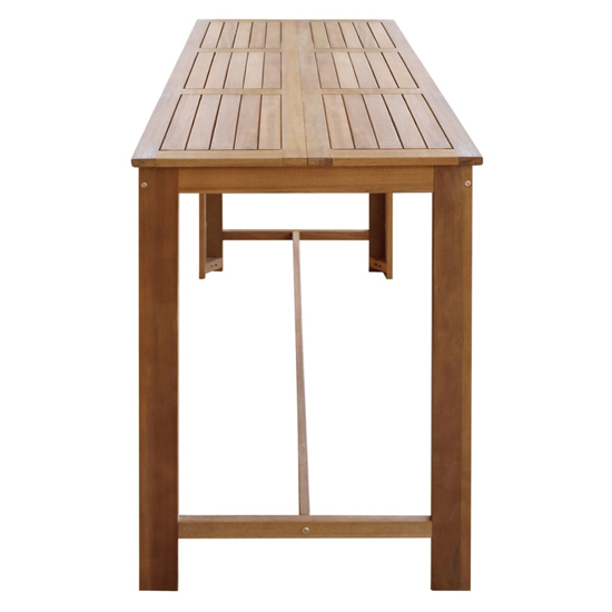 Starla 150cm Wooden Bar Table In Natural