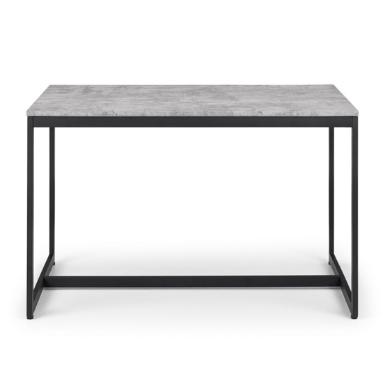 Sheffield Concrete Dining Table With Bench And 2 Soho Chairs_2