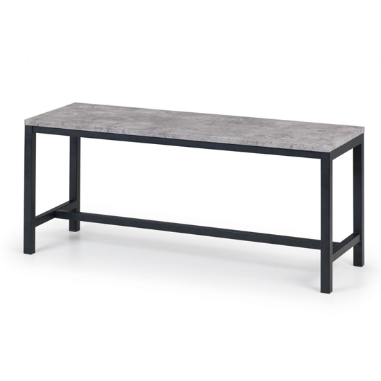 Salome Concrete Dining Table With Bench And 2 Sakaye Chairs_3