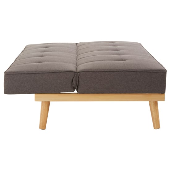 Porrima 3 Seater Fabric Sofa Bed In Grey    _6