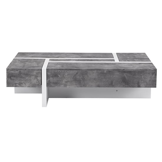 Storm Gloss Storage Coffee Table In White And Concrete Effect_5