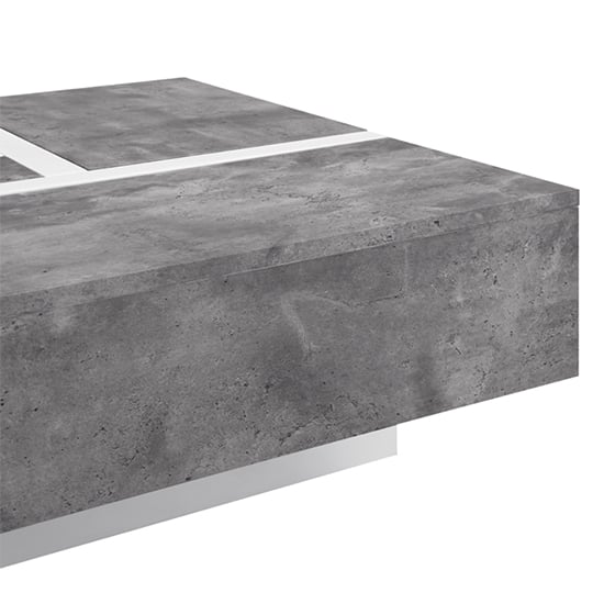 Storm Gloss Storage Coffee Table In White And Concrete Effect_8