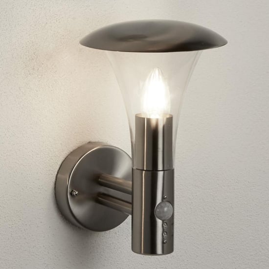 Read more about Strand polycarbonate wall light with stainless steel frame