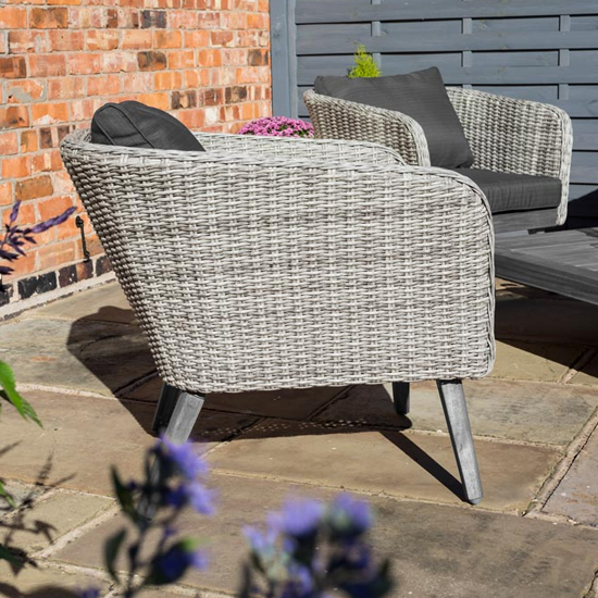 Strangford Outdoor Sofa Set With Coffee Table In Grey_3