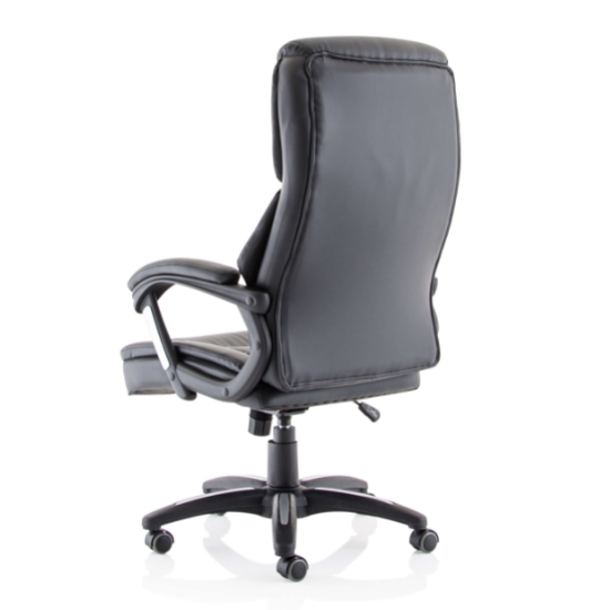 Stratford PU Leather High Back Home And Office Chair In Black