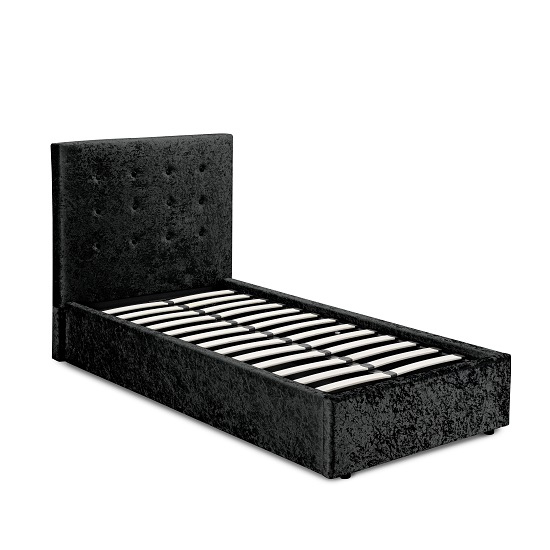 Raglan Single Storage Bed In Black Crushed Velvet_2