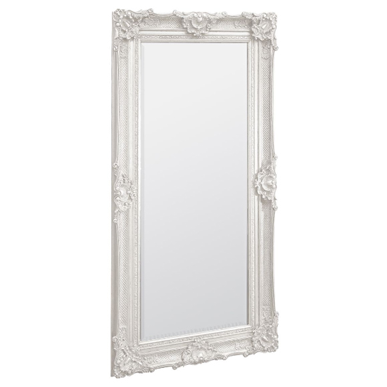 Read more about Stratton rectangular leaner mirror in cream frame
