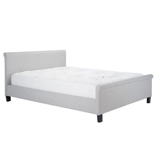 Stratus Fabric Small Double Bed In Grey_2